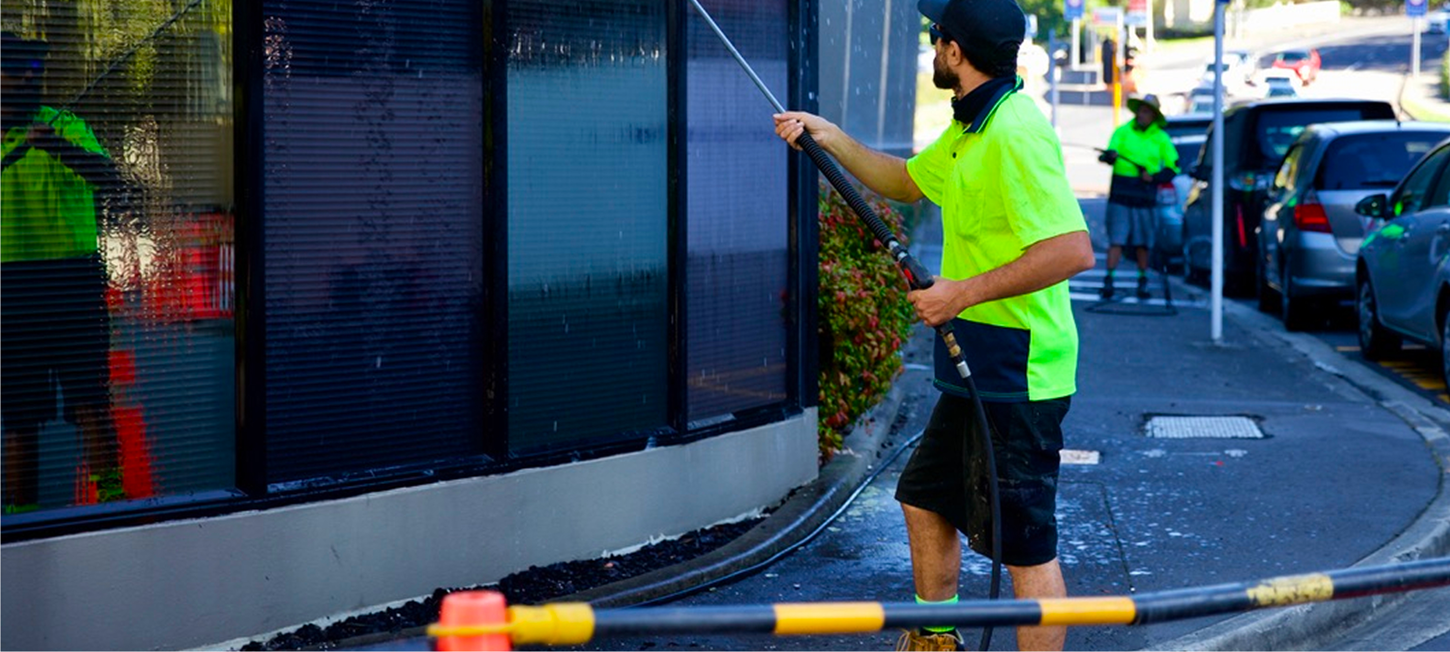 Building washing service - commercial cleaning